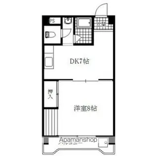 スカイハイツ【3階】の間取り