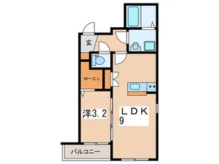 サントリーニ横浜【5階】の間取り