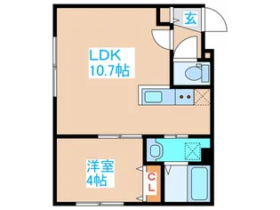 FUTABA SQUARE N21【2階】の間取り