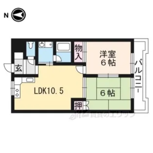 ハイツルピナス【2階】の間取り