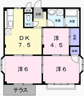 エルダー佐々木2【1階】の間取り