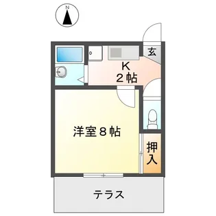 モルヘンイセタ【1階】の間取り