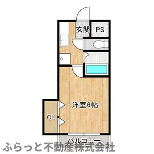 パークサイドビルマンション【3階】の間取り