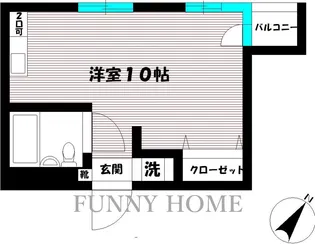Tフラット【2階】の間取り