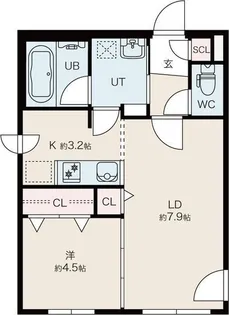 CREA南5条【4階】の間取り