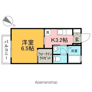 アランシア【1階】の間取り