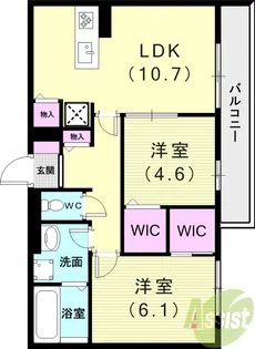 GRACE ARK【3階】の間取り