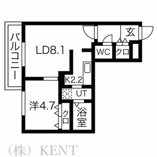 ピアチェーレ【1階】の間取り