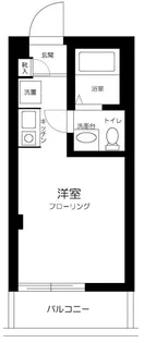 ポールフラッグ木場【3階】の間取り