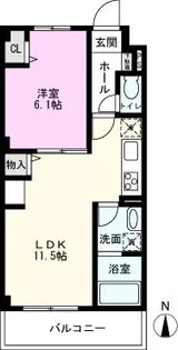 bonito espacio【3階】の間取り