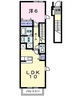 グラースメゾン【2階】の間取り