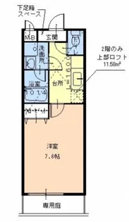 ハートハイム【2階】の間取り