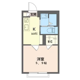 グリーンハイム【2階】の間取り