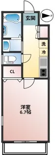 ルネス広瀞【4階】の間取り