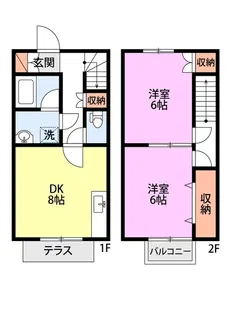 JOYPLACE青山3【1階】の間取り