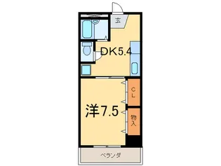 サンハニー駒沢【3階】の間取り