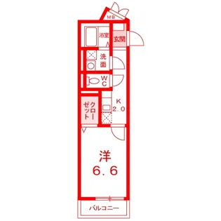 イルデュボヌール【3階】の間取り
