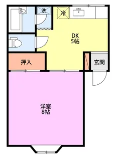 ボ・ヌール・トワ【2階】の間取り