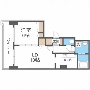 ティアラタワー中島倶楽部(III)【21階】の間取り