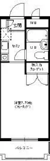 エクセレンス新大阪【6階】の間取り