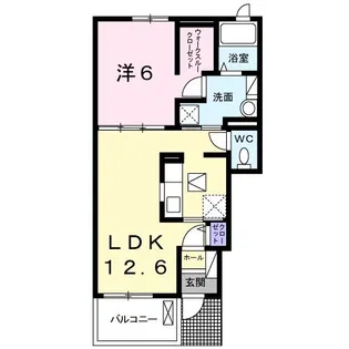 Grimm・hill A【1階】の間取り