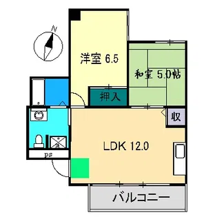 カサグレイズ【2階】の間取り