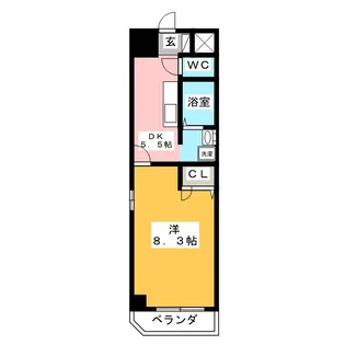 アンテロープ【4階】の間取り