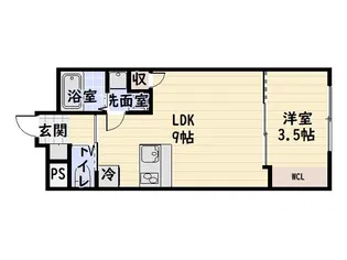 KANOA【1階】の間取り
