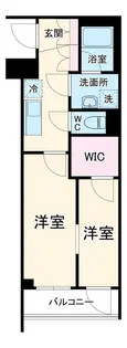 メインステージ武蔵中原ベーシス【2階】の間取り