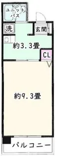 佐竹コーポ【5階】の間取り