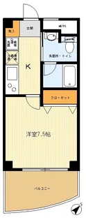 国分寺ステップスガーデン【6階】の間取り