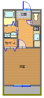 ロイヤルシャトレ II番館【1階】の間取り