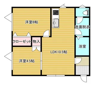 ベッラ・ヴィスタ【1階】の間取り