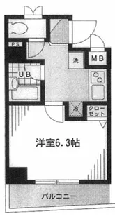 パウロニアヴァレーテイク1岸根公園【3階】の間取り