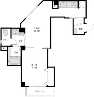 ルークスアルファ上星川【3階】の間取り