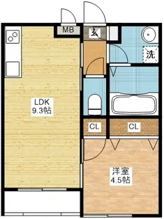 Signpost柳田町【1階】の間取り