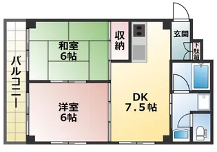 天野園ビル【2階】の間取り