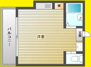 グリーンハイツ野方【1階】の間取り