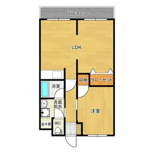 グリーンライフ【4階】の間取り