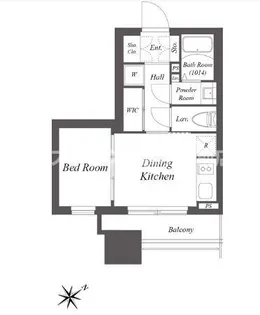 ブランシエスタ横浜高島町【9階】の間取り