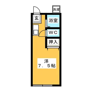 セレブラール B棟【1階】の間取り