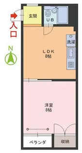 レジデンス東部【2階】の間取り