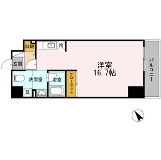 ジェイ・エス・ティ横浜東【6階】の間取り