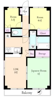 エクセル大泉【3階】の間取り