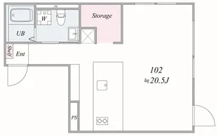 the trias nishinippori【1階】の間取り