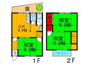 大阪府枚方市山之上1【一戸建】の間取り