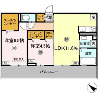 フェニックスアレシア【2階】の間取り