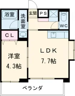 春陽館大野【2階】の間取り