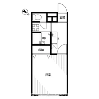 東京都八王子市堀之内2【アパート】の間取り