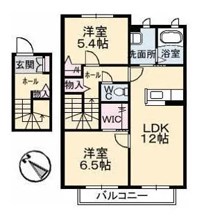 ロイヤルオークス弐番館【2階】の間取り